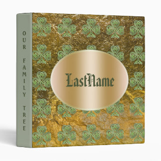 Family History Genealogy Gold | Irish Celtic Binder