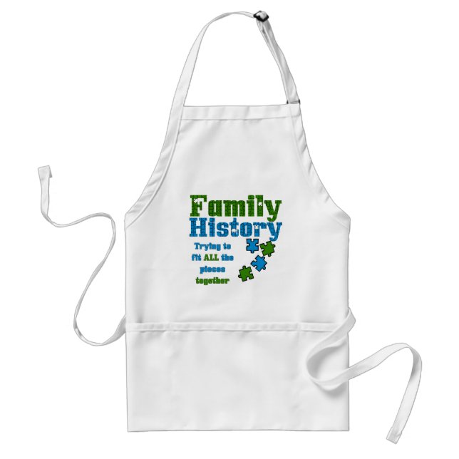 Family History Puzzle Standard Apron (Front)