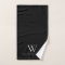 Family Home Monogram Elegant Black