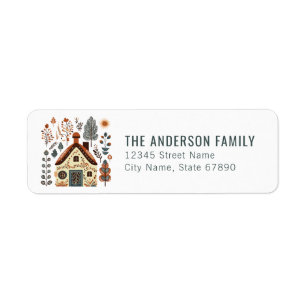 Family House Return Address Labels