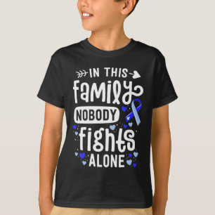 Family Hydrocephalus Awareness Month Brain Blue Ri T-Shirt