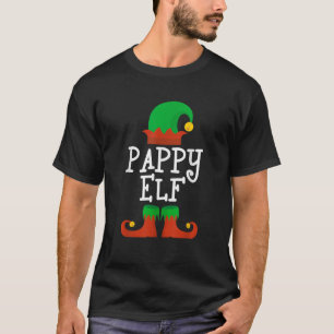 Family I m The Pappy Elf Christmas Matching Pajama T-Shirt