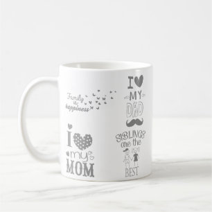 Family Inspired Text Quotes Design Coffee Mug