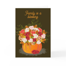 FAMILY IS BLESSING THANKSGIVING CARD
