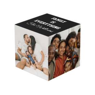 Family is everything Custom Family Photos & Name C Cube