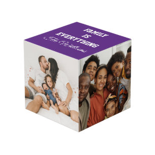 Family is everything Custom Family Photos & Name C Cube