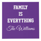 Family is everything Custom Family Photos & Name C