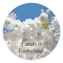 Family is Everything! stickers Pink Flower Blossom