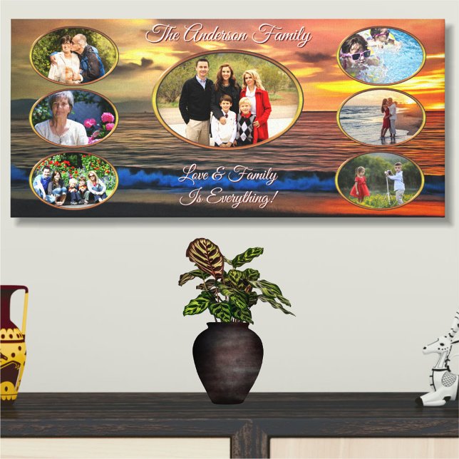 Family is Everything Sunset 1577 Canvas Art Print (Creator Uploaded)