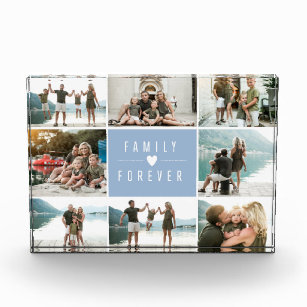Family is Forever Photo Collage Block EDITABLE