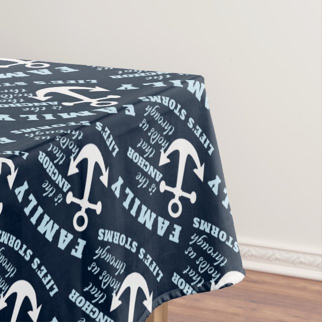 Family Is The Anchor That Holds Us Through Life's Tablecloth (In Situ)