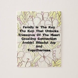 Family Is The Key Jigsaw Puzzle
