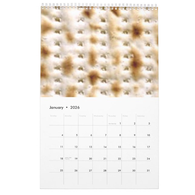 Family Jewish Wall Calendar, 9/2014 - 8/2015 Calendar (Jan 2026)