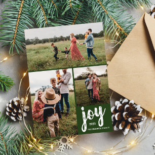 Family Joy Holiday Christmas Photo Card