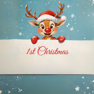 Family Keepsake 1st Christmas Ornament Card