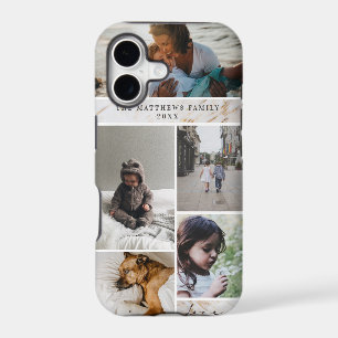 Family Keepsake Marble Custom 5 Photo Collage