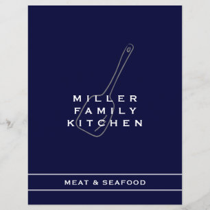 Family Kitchen Meat & Seafood Divider   Navy