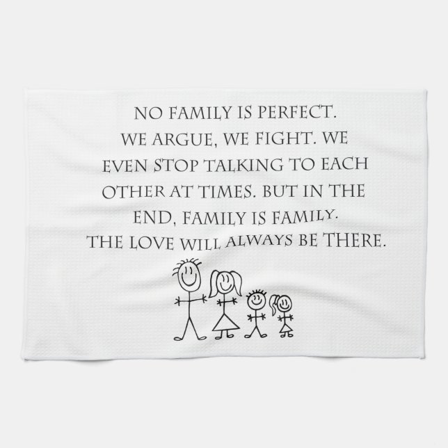 Family Kitchen Towel (Horizontal)