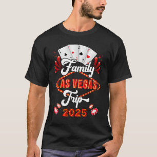 Family Las Vegas Trip 2025 Family Squad Vacation M T-Shirt