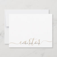 Family Last Name Wedding Light Beige Brown Script