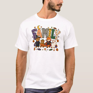 Family Letter Block  T-Shirt