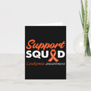 Family Leukaemia Awareness Support Squad Card