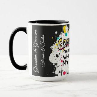 Family Love Burst - personalized Grandparent Day Mug