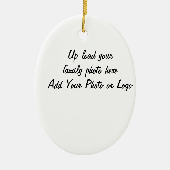 Family Love_ Ceramic Ornament (Front)