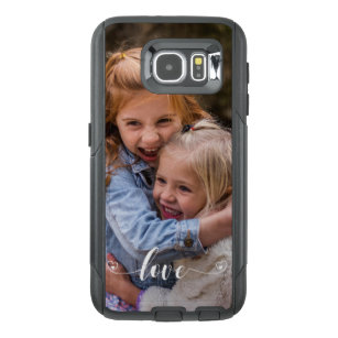 Family Love Handwritten Photo Template OtterBox Samsung Galaxy S6 Case