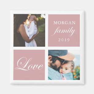 Family Love   Personalized Photo Magnet
