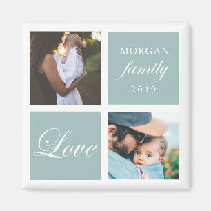 Family Love   Personalized Photo Magnet