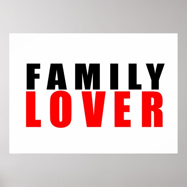 Family lover poster (Front)