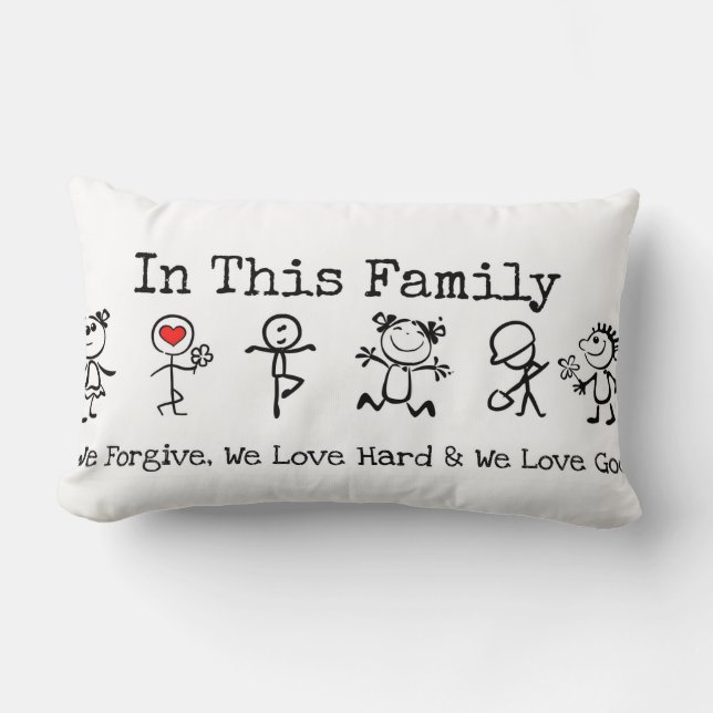 Family Lumbar Pillow (Front)