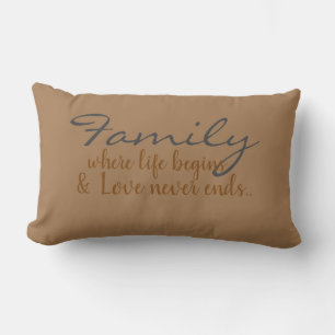 Family Lumbar Pillow
