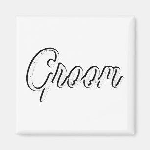 Family Matching Bachelor Bachelorette Party Groom Magnet