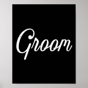 Family Matching Bachelor Bachelorette Party Groom Poster