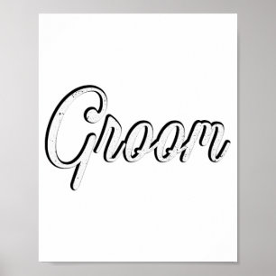Family Matching Bachelor Bachelorette Party Groom Poster
