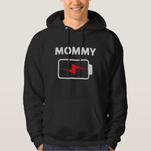 Family Matching Christmas Battery Funny Mommy Xmas Hoodie