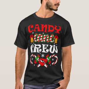 Family Matching Christmas Boys Girls Candy Cane C T-Shirt