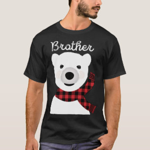 Family Matching Christmas Brother Buffalo Plaid B T-Shirt