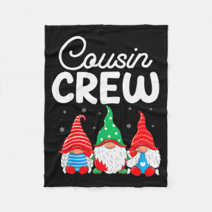 Family Matching Christmas Cousin Crew Cute Christm Fleece Blanket