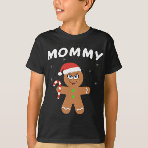 Family Matching Christmas Outfits Gingerbread Momm T-Shirt