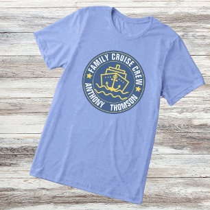Family Matching Cruise Tee Adult & Children Names