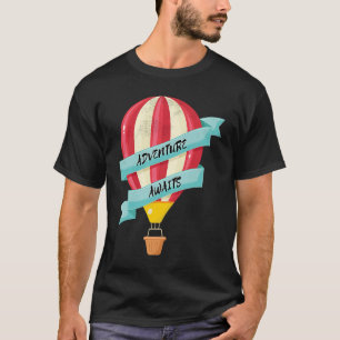 Family Matching Hot Air Balloon Design Adventure A T-Shirt