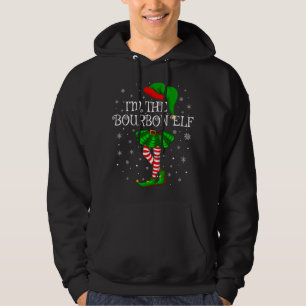 Family Matching I'm The Bourbon Elf Christmas Hoodie
