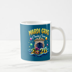 Family Matching Mardi Gras Cruise Design Coffee Mug