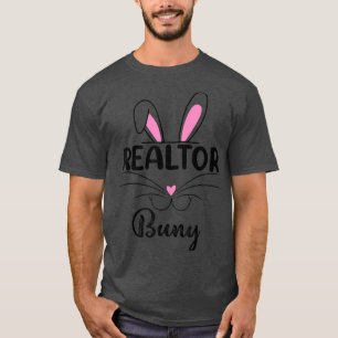 Family Matching Realtor Bunny Graphic Easter Tankt T-Shirt