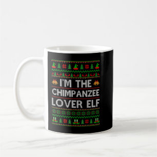 Family Matching Ugly Chimpanzee Lover Elf Christma Coffee Mug