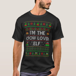 Family Matching Ugly Crow  Elf Christmas T-Shirt