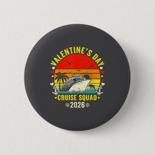 Family Matching Valentines Day For Couples Cruise 2 Inch Round Button